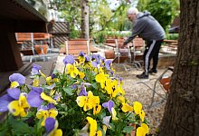 Außengastronomie - Marcus Brandt/dpa