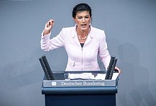 Die Linken-Politikerin Sahra Wagenknecht vergangene Woche im Bundestag. - Michael Kappeler/dpa