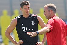 Lewandowski und Flick - M. Donato/FC Bayern/dpa