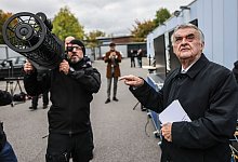 Polizeilichen Drohnenabwehr in Düsseldorf - Oliver Berg/dpa