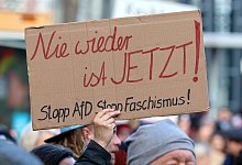 Demonstrationen gegen rechts in Magdeburg - Peter Gercke/dpa-Zentralbild/dpa