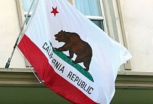 Fahne von Kalifornien - picture alliance / dpa