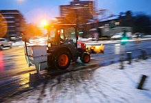 Wetter in Hamburg - Glättegefahr am Morgen - Christian Charisius/dpa