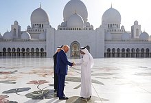 US-Pr&auml;sident Trump im Nahen Osten - Abu Dhabi - Alex Brandon/AP/dpa