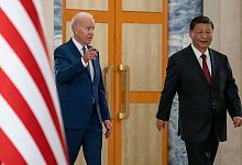 Joe Biden und Xi Jinping - Alex Brandon/AP/dpa