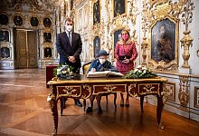 Staatsbesuch d&auml;nisches K&ouml;nigshaus - M&uuml;nchen - Foto: Matthias Balk/dpa-Pool/dpa