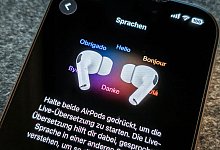 Apple Sprachen Einstellungen - Till Simon Nagel/dpa-tmn