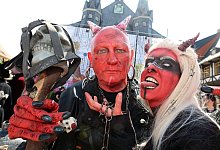 Feier zur Walpurgisnacht im Harz - Matthias Bein/dpa