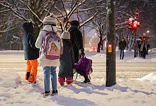 Winterwetter in Norddeutschland - Christian Charisius/dpa