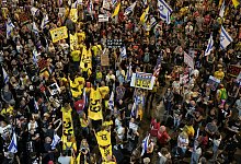 Nahostkonflikt - Tel Aviv - Oded Balilty/AP/dpa