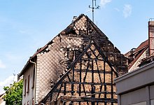 Nach Brand in der Altstadt von Villingen-Schwenningen - Joshua Rzepka/onw-images/dpa