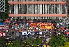 Coronavirus - Protest in Brasilien - Foto: Andre Penner/AP/dpa