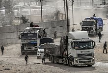 Hilfsg&uuml;ter f&uuml;r den Gazastreifen - Abed Rahim Khatib/dpa