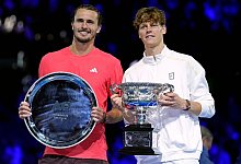 Alexander Zverev und Jannik Sinner - Asanka Brendon Ratnayake/AP/dpa