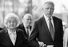 Boris Becker und seine Mutter Elvira Becker - Uwe Anspach/dpa