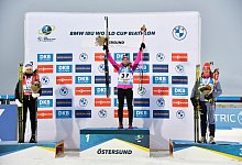 Podium - Foto: Anders Wiklund/TT News Agency/AP/dpa