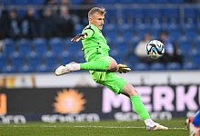 3. Liga - Arminia Bielefeld - FC Erzgebirge Aue am 02.12.2023 in der Sch&uuml;coArena in Bielefeld Torwart Jonas Kersken (Bie - IMAGO/osnapix