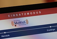 Warnsystem beim Bundesamt f&uuml;r Bev&ouml;lkerungsschutz - Oliver Berg/dpa