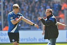 02 05 2015 Fussball 3 LIGA Saison 2014 2015 35 Spieltag SCHÜCO ARENA BIELEFELD DSC ARMINIA B - imago/Dünhölter SportPresseFoto
