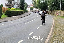 herforder-strae-fahrradstreifen - Katrin Kantelberg