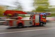 Zimmerbrand in Lemgo - Robert Michel/dpa