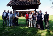 Luheschild am neuen Standort - Lorraine Brinkmann