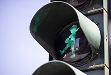 In Mönchengladbach gibt es jetzt Schützen-Ampelmännchen - picture alliance/dpa