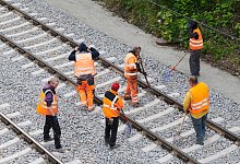 Bauarbeiten bei der Bahn - picture alliance/dpa