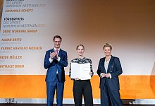 Heide M&uuml;ller erh&auml;lt F&ouml;rderpreis Musik - Land NRW/Mark Hermenau