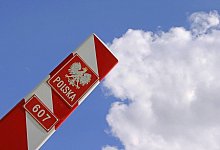 Grenzmarkierung der polnischen Grenze, boundary mark of Poland - picture alliance / blickwinkel/F8-DASBILD