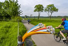 Glasfaserkabel - picture alliance / Jochen Tack