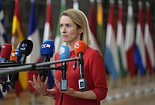 Estlands Premierministerin Kaja Kallas - dpa