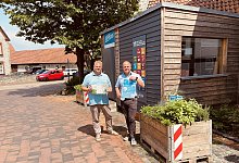 Faltblatt mit Tipps gegen die Hitze - Fotorechte: Gemeinde Schlangen