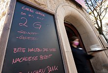 Coronavirus - 2G in Restaurant - (c) Copyright 2021, dpa (www.dpa.de). Alle Rechte vorbehalten