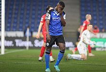 Arminia Bielefeld unterliegt der SpVgg Unterhaching 1:2. - Oliver Krato