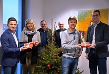 Spendenübergabe Aufbruch C - Stadt Lage