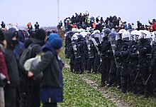 R&auml;umung von L&uuml;tzerath - Demonstration - DPA