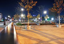 Erneut war der Bielefelder Kesselbrink n&auml;chtlicher Tatort eines brutalen &Uuml;berfalls. - Sarah Jonek Fotografie