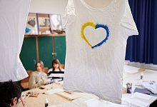 Schulen unterrichten geflüchtete Kinder aus der Ukraine - Annette Riedl/dpa