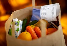 Inflation - Lebensmittel-Einkauf - (c) Copyright 2023, dpa (www.dpa.de). Alle Rechte vorbehalten