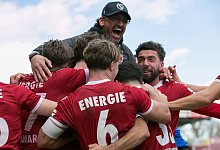 Cottbus, Deutschland 24. Februar 2024: Regionalliga Nordost - 2023/2024 - FC Energie Cottbus vs. Berliner AK Im Bild: En - IMAGO/Fotostand