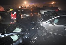 Massenkarambolage bei Paderborn - dpa