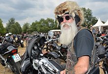 Der Chopper-Club Germany veranstaltet am Samstag im Safariland die Bike-&Rock-Show f&uuml;r einen guten Zweck. Chopper sind keine Original-Motorr&auml;der, sondern Umbauten. - Karin Prignitz