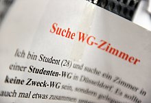 Miete für WG-Zimmer für Studierende wird immer teurer - Daniel Naupold