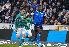 Arminia und L&uuml;beck trenen sich 0:0. - Andreas Zobe