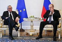 Juncker Putin - picture alliance / AP Photo | Dmitry Lovetsky