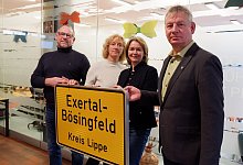 Ortsschild "Exertal" - Lorraine Brinkmann