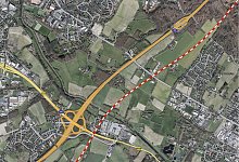LZ_Grafik_Trasse_DB_03anh_Zeichenfla?che 1 - Karte: Geobasis NRW/Linie: Sch&uuml;&szlig;ler-Plan