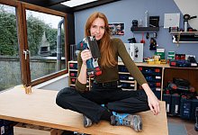 Handwerks-Influencerin Sandra Hunke - Friso Gentsch/dpa