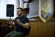Zelensky Visits Zakarpattia Oblast - picture alliance / abaca